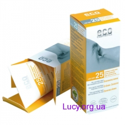 Органический Солнцезащитный крем SPF 25 Eco cosmetics